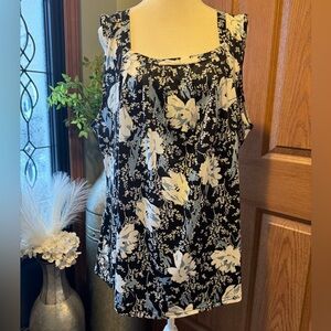Fantaslook Women’s Size XXL Sleeveless Tunic Blouse NWT